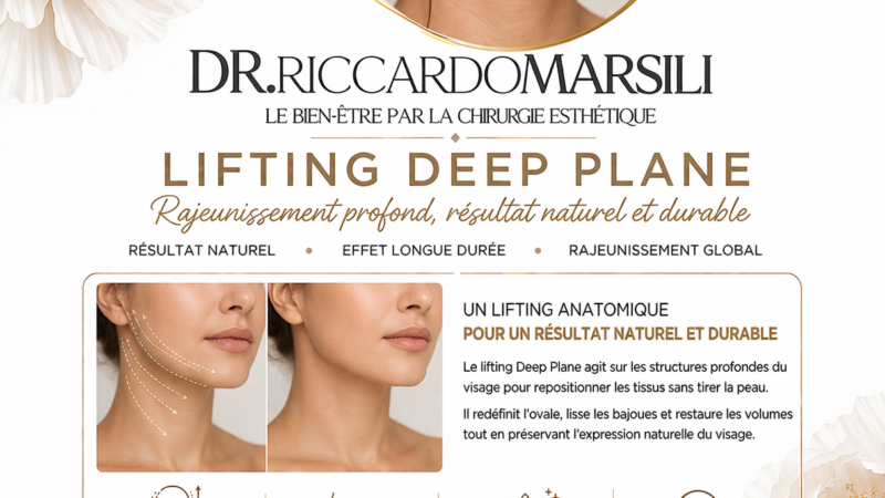 Lifting visage Deep plane Paris 75016